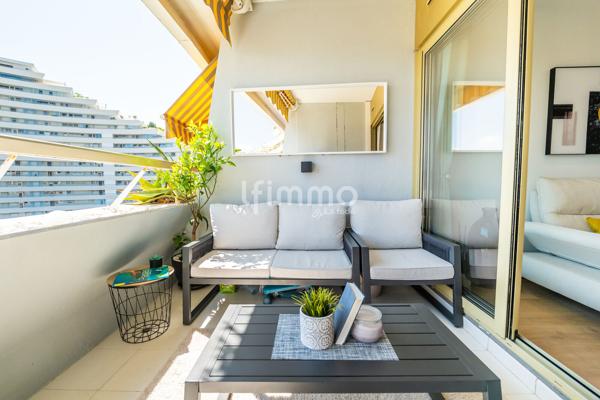 Marina – 2P d'exception, étage élevé, vue mer panoramique