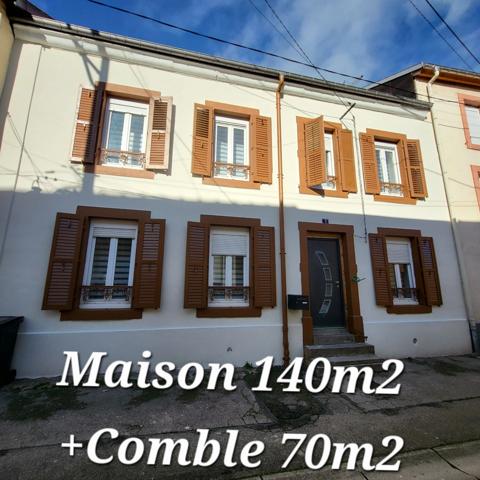 Maison à vendre 7 pièces + combles RAON L'ETAPE (88)