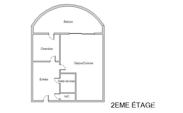 Appartement à vendre 2 pièces 36,27 m² Pornichet