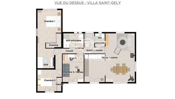 Maison à rénover terrain 821m²