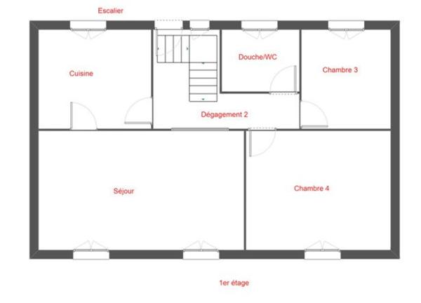 Flachet, au calme, maison de 7 pièces