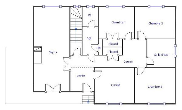 Miniac-Morvan (35540) Maison centre ville Miniac-Morvan