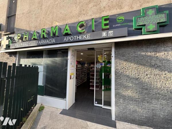 PARIS 15 / BIR-HAKEIM - MURS COMMERCIAUX LOUÉS PHARMACIE FACE AU MÉTRO + SOUS-SOL