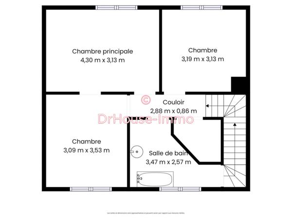 Maison à vendre 4 pièces de 71 m²