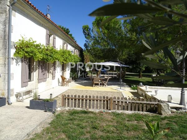 magnifique maison en pierre avec 5 chambres, piscine, terrain de 7600 m². secteur sud de niort.