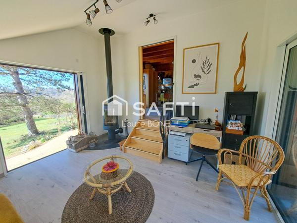 Chalet coup de coeur de 72m2 avec jardin de 2015m2