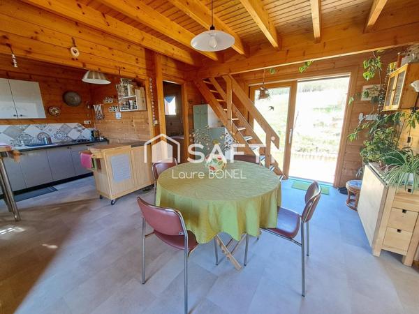 Chalet coup de coeur de 72m2 avec jardin de 2015m2