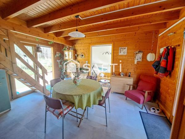 Chalet coup de coeur de 72m2 avec jardin de 2015m2