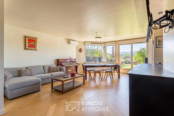Toit terrasse entièrement rénové proche toutes commodités