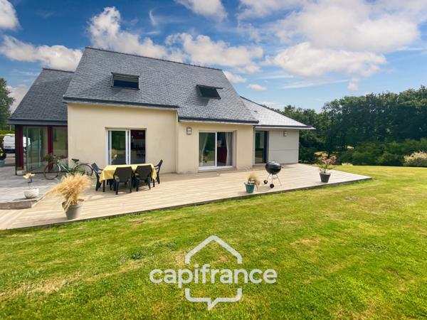 BODILIS (29400) - À VENDRE - MAISON F5 - 132 M² - 4316 M² DE TERRAIN - ÉTANG