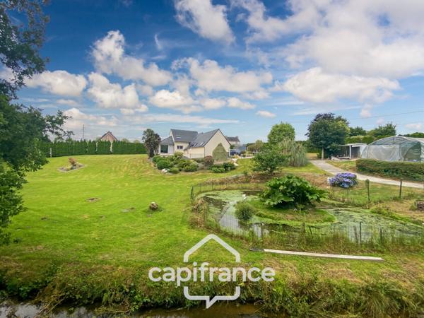 BODILIS (29400) - À VENDRE - MAISON F5 - 132 M² - 4316 M² DE TERRAIN - ÉTANG