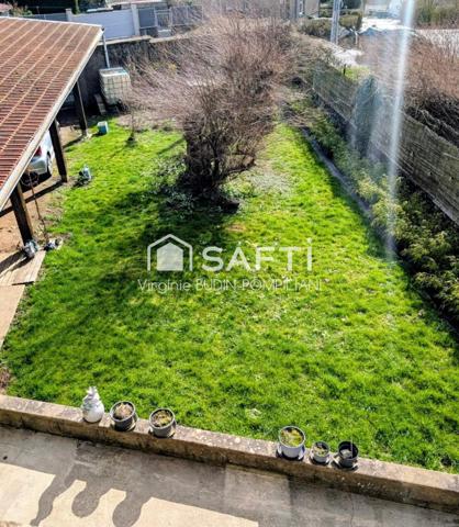 MAISON INDIVIDUELLE 2 CHAMBRES POSSIBILITE GRENIER AMENAGEABLE CARPORT JARDIN