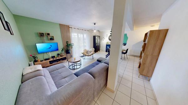 Appartement Type 3 en rez-de jardin, secteur résidentiel, calme et prisé.