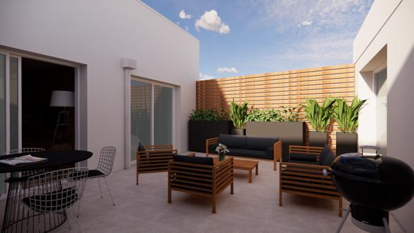 BORDEAUX SAINT AUGUSTIN - Loft neuf de140m² de plain-pied avec patio et garage