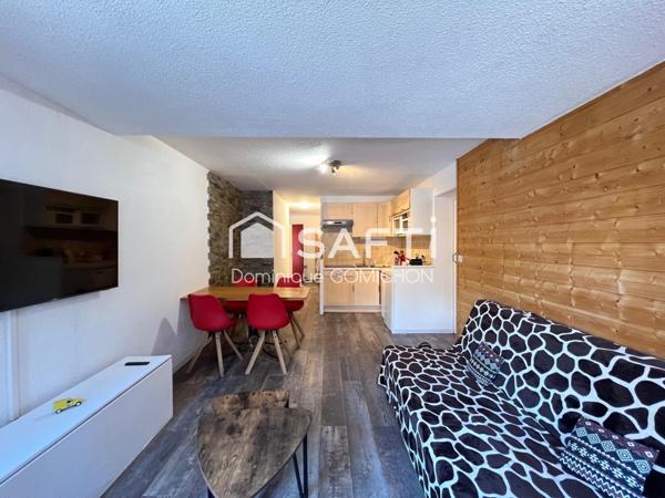 Spacieux studio avec coin nuit lit double, vue dégagée