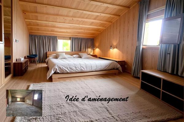 Maison Traditionnelle - 3 Chambres - Grenier aménageable- Grand Garage