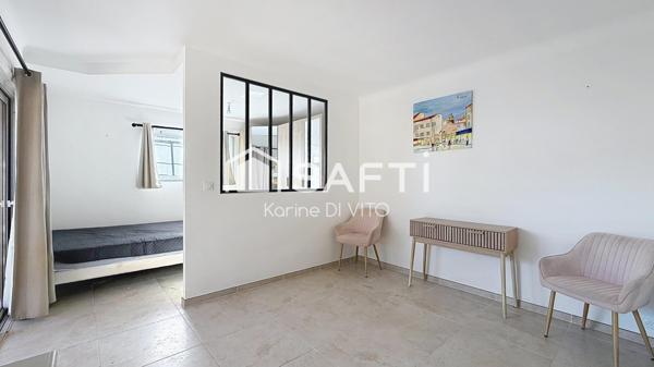 T2 aperçu mer avec jardin de 60 m2