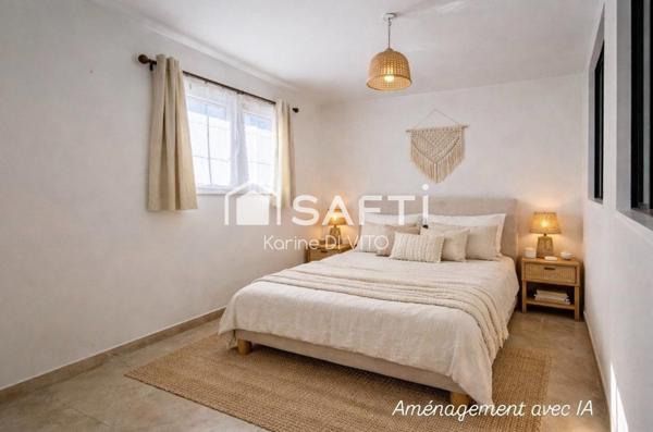 T2 aperçu mer avec jardin de 60 m2