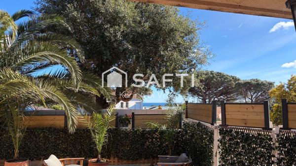 T2 aperçu mer avec jardin de 60 m2