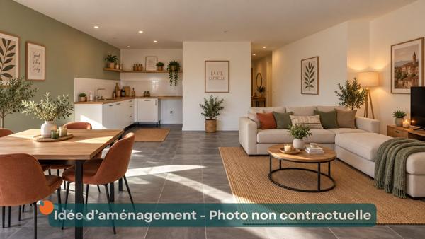 Appartement 4 pièces - 3 chambres - belle vue