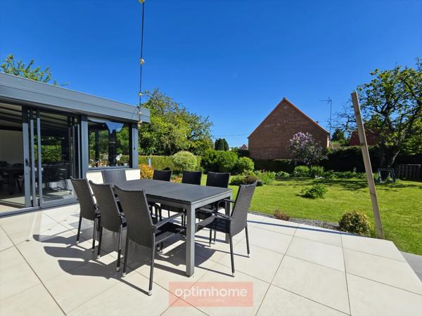 MAISON INDIVIDUELLE SEMI PLAIN-PIED 177 m² 6 CHAMBRES SOUS-SOL COMPLET JARDIN