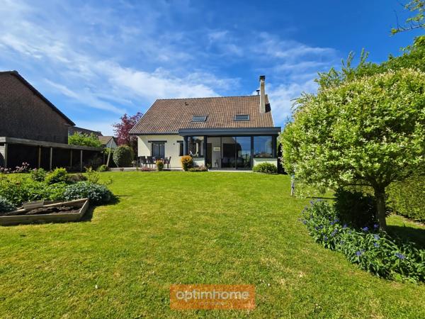 MAISON INDIVIDUELLE SEMI PLAIN-PIED 177 m² 6 CHAMBRES SOUS-SOL COMPLET JARDIN