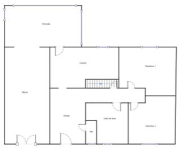MAISON INDIVIDUELLE SEMI PLAIN-PIED 177 m² 6 CHAMBRES SOUS-SOL COMPLET JARDIN