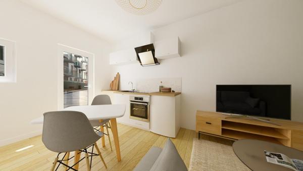 Plateau studio à aménager – fort potentiel locatif