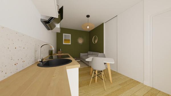 Plateau studio à aménager – fort potentiel locatif