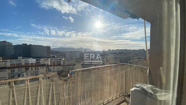Appartement Marseille T4 transformable T5 91 m2 balcon