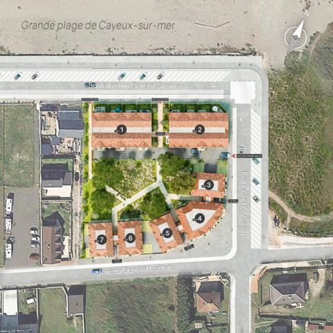 Appartement Cayeux Sur Mer 2 pièces 38.6m² + balcon de 6.7m²