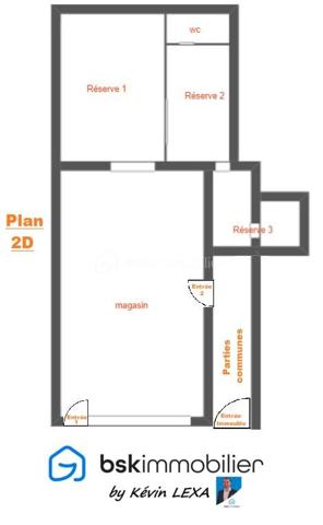 Local d activites de 71 m²