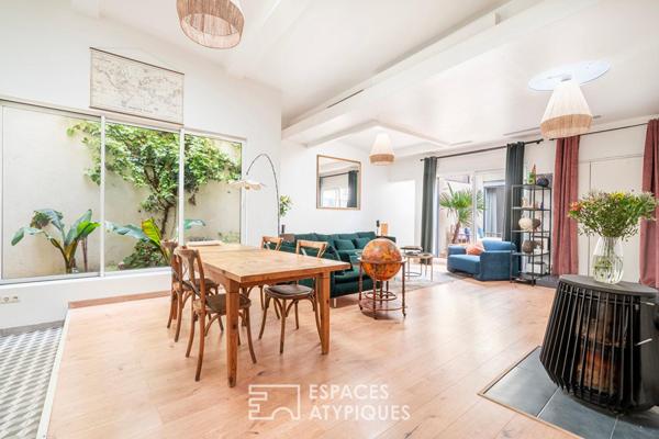 Loft en duplex avec terrasse comme une maison