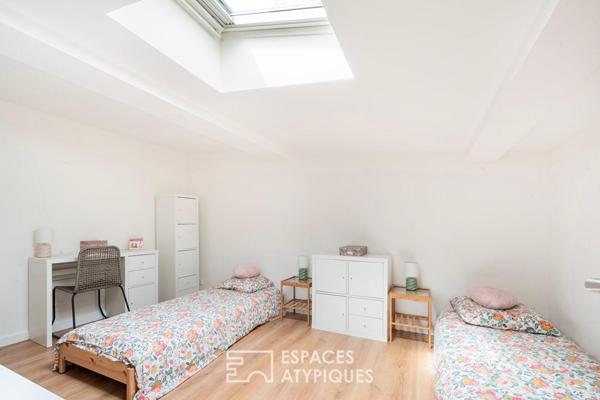 Loft en duplex avec terrasse comme une maison