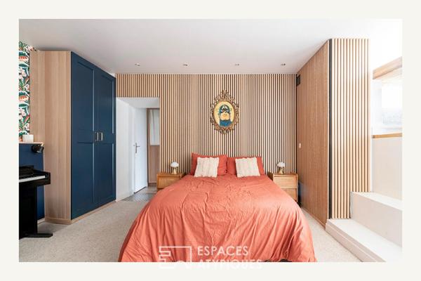 Loft en duplex avec terrasse comme une maison