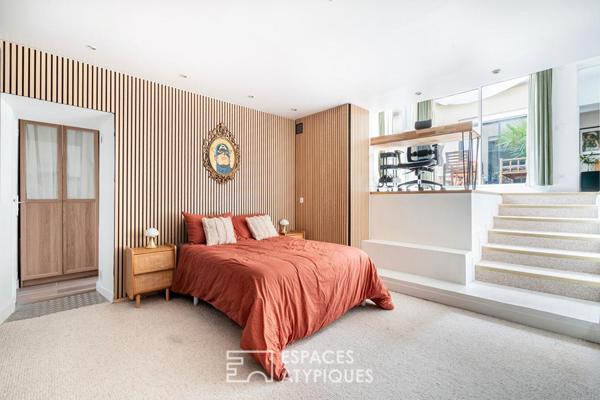 Loft en duplex avec terrasse comme une maison