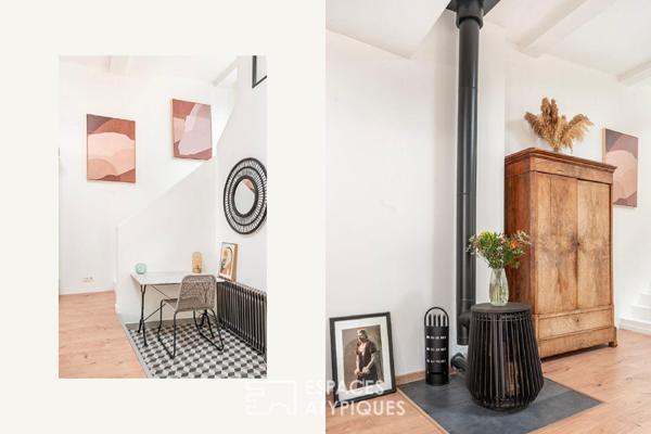 Loft en duplex avec terrasse comme une maison