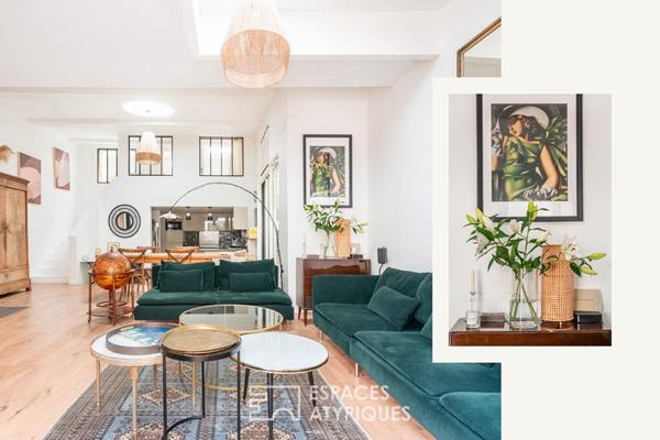 Loft en duplex avec terrasse comme une maison