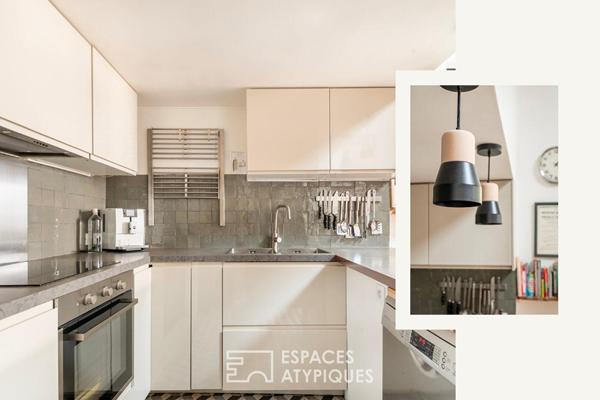 Loft en duplex avec terrasse comme une maison