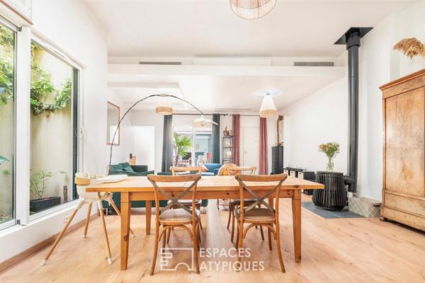 Loft en duplex avec terrasse comme une maison