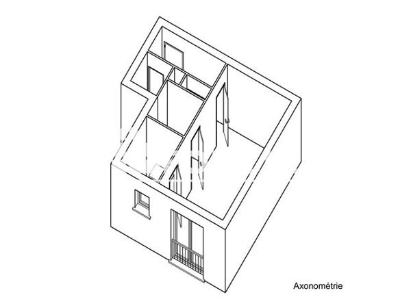 Location Studio 32.2 m² - 5 RUE PAUL ELUARD Ermont 95120