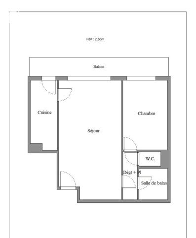 Bel appartement 2 pièces avec balcon, cave et parking – Puteaux, quartier résidentiel