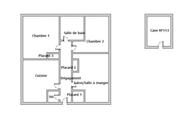 Appartement à vendre 4 pièces 75 m² Saint-Étienne