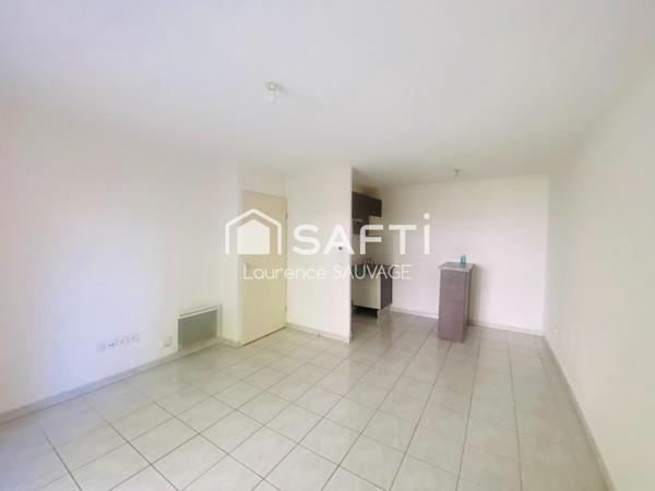 Appartement T2 en rez de jardin avec place de parking