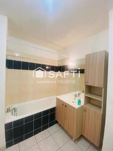 Appartement T2 en rez de jardin avec place de parking