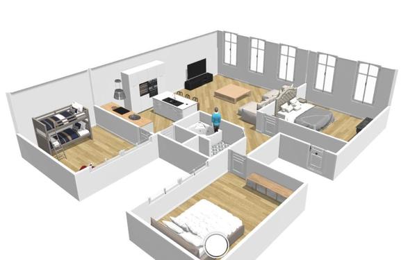 Appartement à vendre    4 pièces • 108 m2 Le Havre