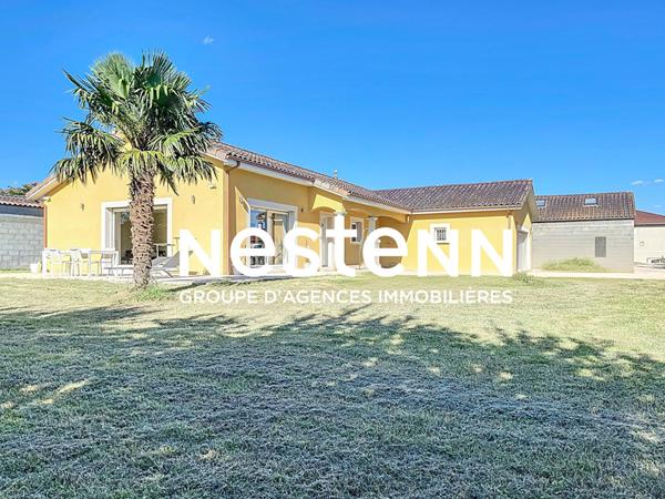 A vendre : Maison de plain pied - 4 chambres - vue magnifique - au calme - secteur Creches-Sur-Saone