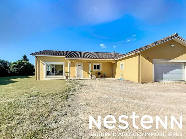 A vendre : Maison de plain pied - 4 chambres - vue magnifique - au calme - secteur Creches-Sur-Saone