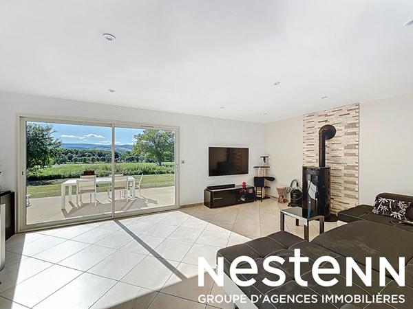 A vendre : Maison de plain pied - 4 chambres - vue magnifique - au calme - secteur Creches-Sur-Saone