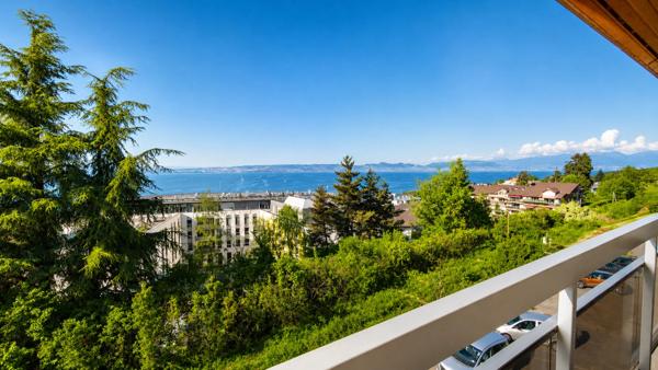 Appartement T2 vue Léman avec balcon - Evian(74)